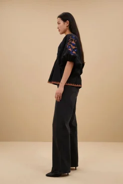 Gabie Blouse - Jet Black
