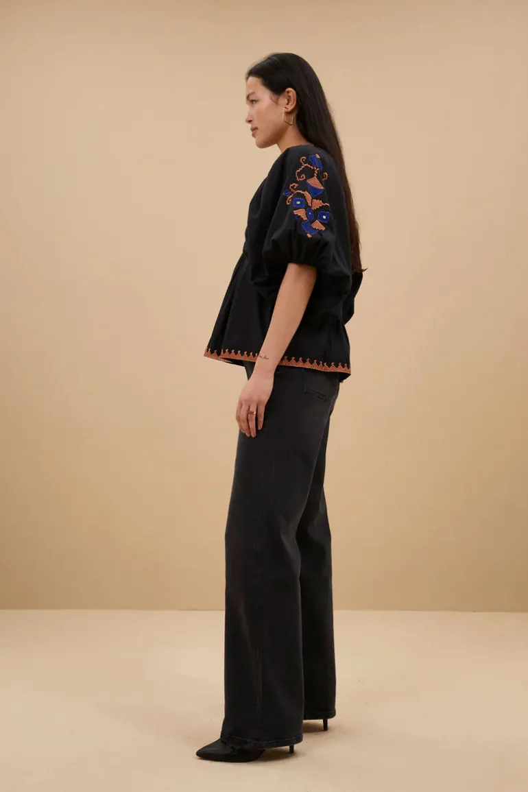 Gabie Blouse - Jet Black