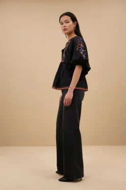 Gabie Blouse - Jet Black