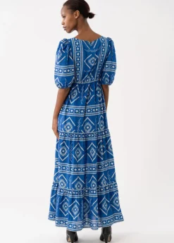 Gambo Maxi Dress SS - Blue