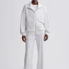 Garcia Zip Through Sweat - Ivory Marl