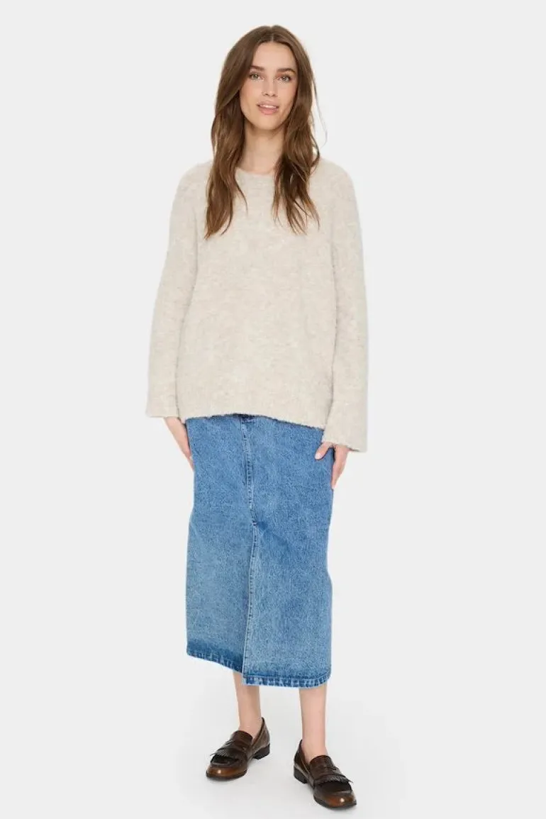 Gela Pullover - Gray Morn