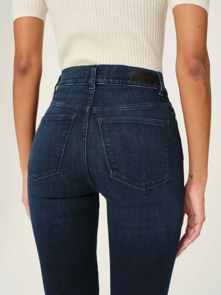 Halle Straight Jean - Mediterranean