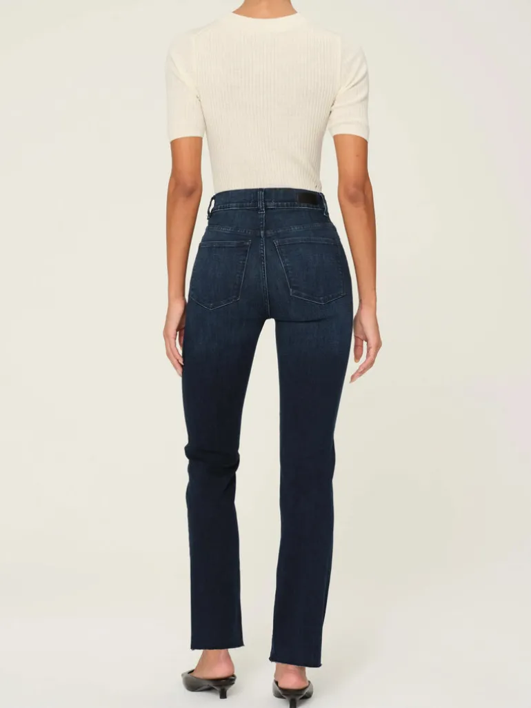 Halle Straight Jean - Mediterranean
