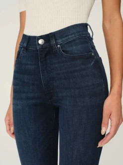 Halle Straight Jean - Mediterranean