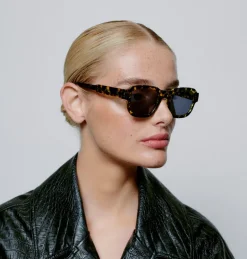 Halo Sunglasses - Black / Yellow Tortoise