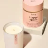 Happy Space 200g Candle - Rose, Geranium and Amber