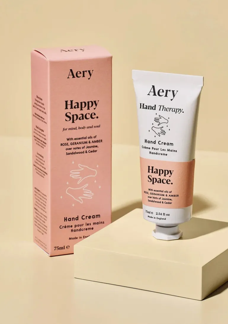 Happy Space Hand Cream - Rose, Geranium and Amber