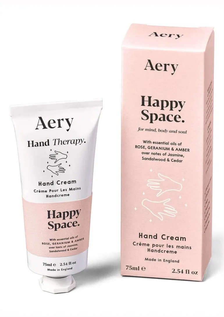 Happy Space Hand Cream - Rose, Geranium and Amber