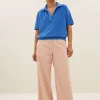 Harper Slub Top - Queens Blue