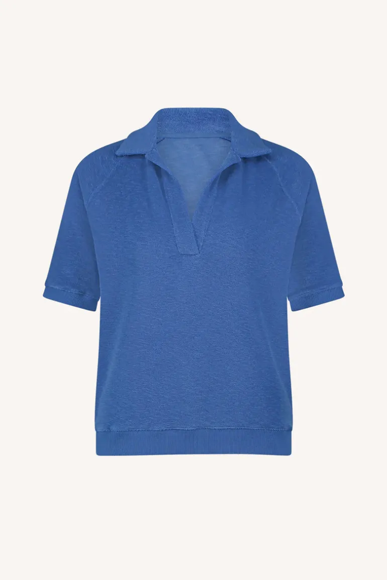 Harper Slub Top - Queens Blue