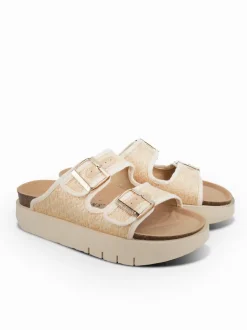 Hawaii Rafia Sandal - Natural