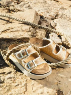 Hawaii Rafia Sandal - Natural