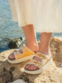 Hawaii Rafia Sandal - Natural