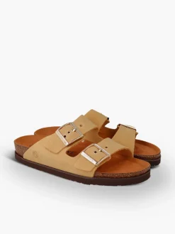 Hawaii Velour Sandal - Camel