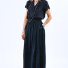 Heather Top SS - Dark Blue