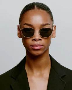 Hello Sunglasses - Matte Gold