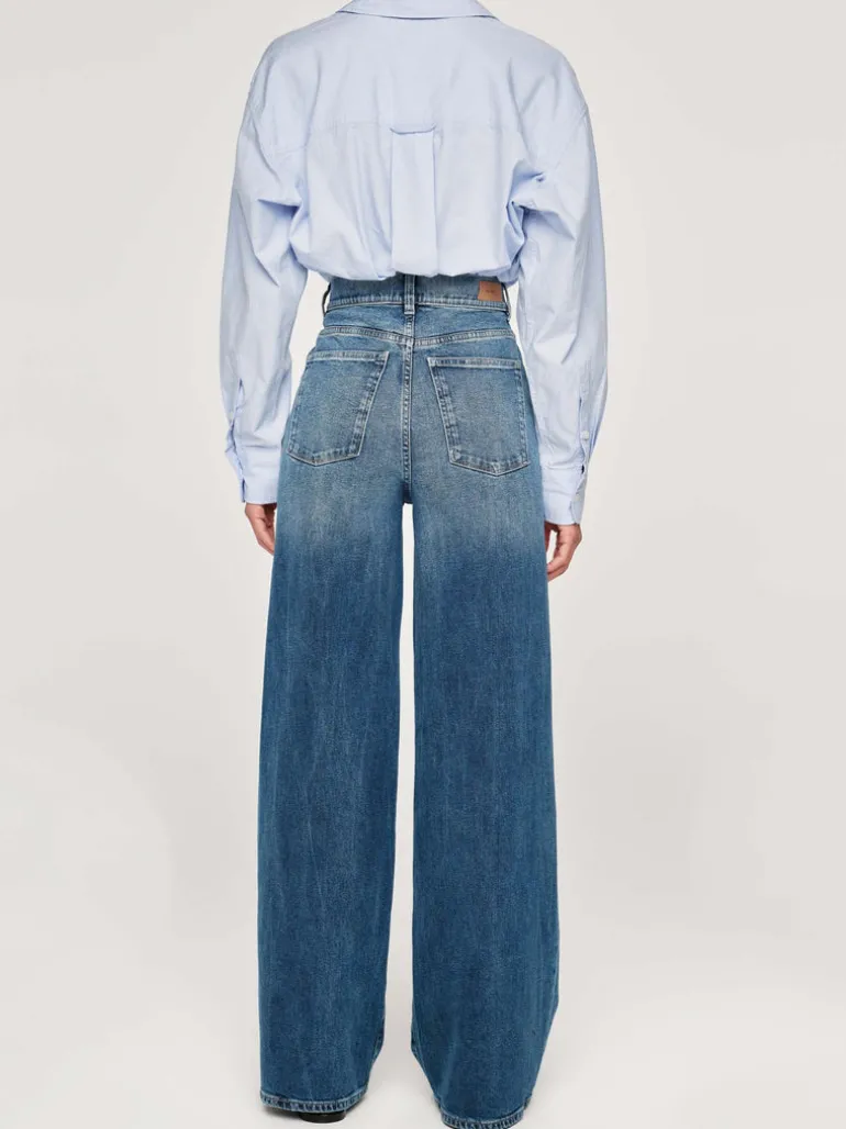 Hepburn Wide Leg Jean - Seagate