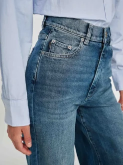 Hepburn Wide Leg Jean - Seagate