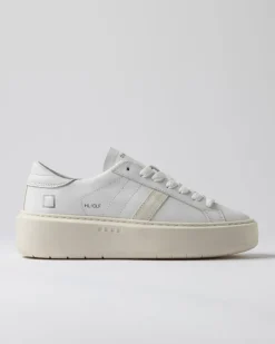 Hill Low Platform Calf - White
