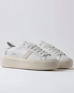 Hill Low Platform Calf - White