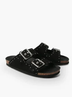 Honolulu Lead Sandal - Black Velour