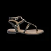Horelia Sandal - Noir/Gold
