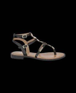 Horelia Sandal - Noir/Gold