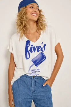 Ice Cream Bar Tee - Meringue