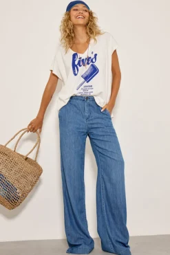 Ice Cream Bar Tee - Meringue