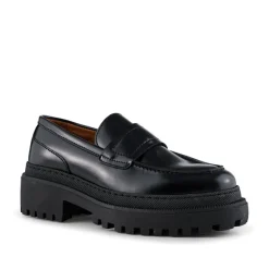 Iona Saddle Loafer - Black