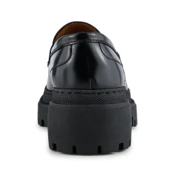 Iona Saddle Loafer - Black