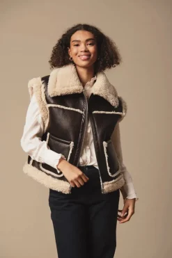 Isaura Waistcoat - Rain Drum