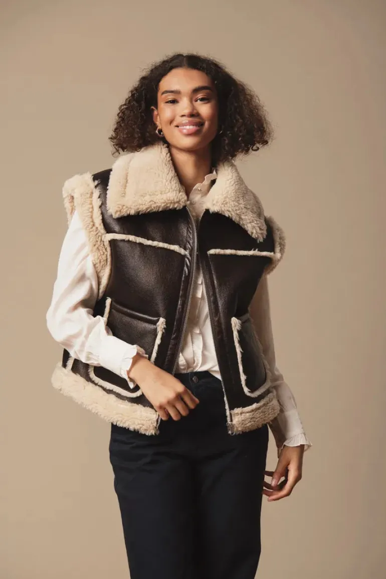 Isaura Waistcoat - Rain Drum