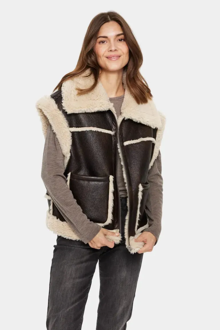 Isaura Waistcoat - Rain Drum