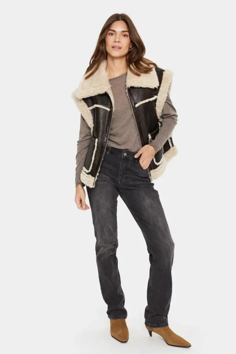 Isaura Waistcoat - Rain Drum