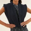 Isla Embroidery Jacket - Midnight