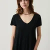 Jacksonville SS V-Neck Tee - Black