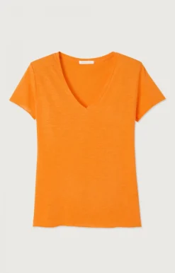 Jacksonville SS V-Neck Tee - Orangeade Vintage