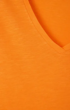 Jacksonville SS V-Neck Tee - Orangeade Vintage