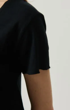 Jacksonville SS V-Neck Tee - Black