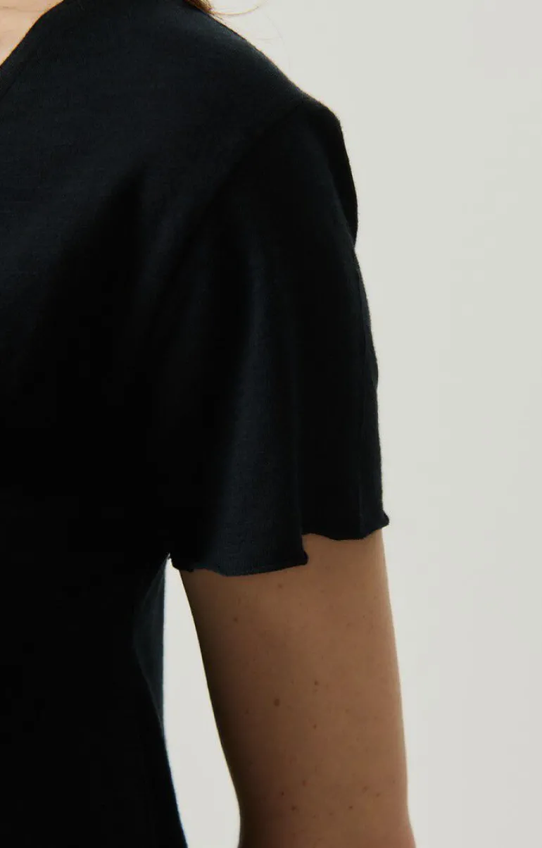 Jacksonville SS V-Neck Tee - Black