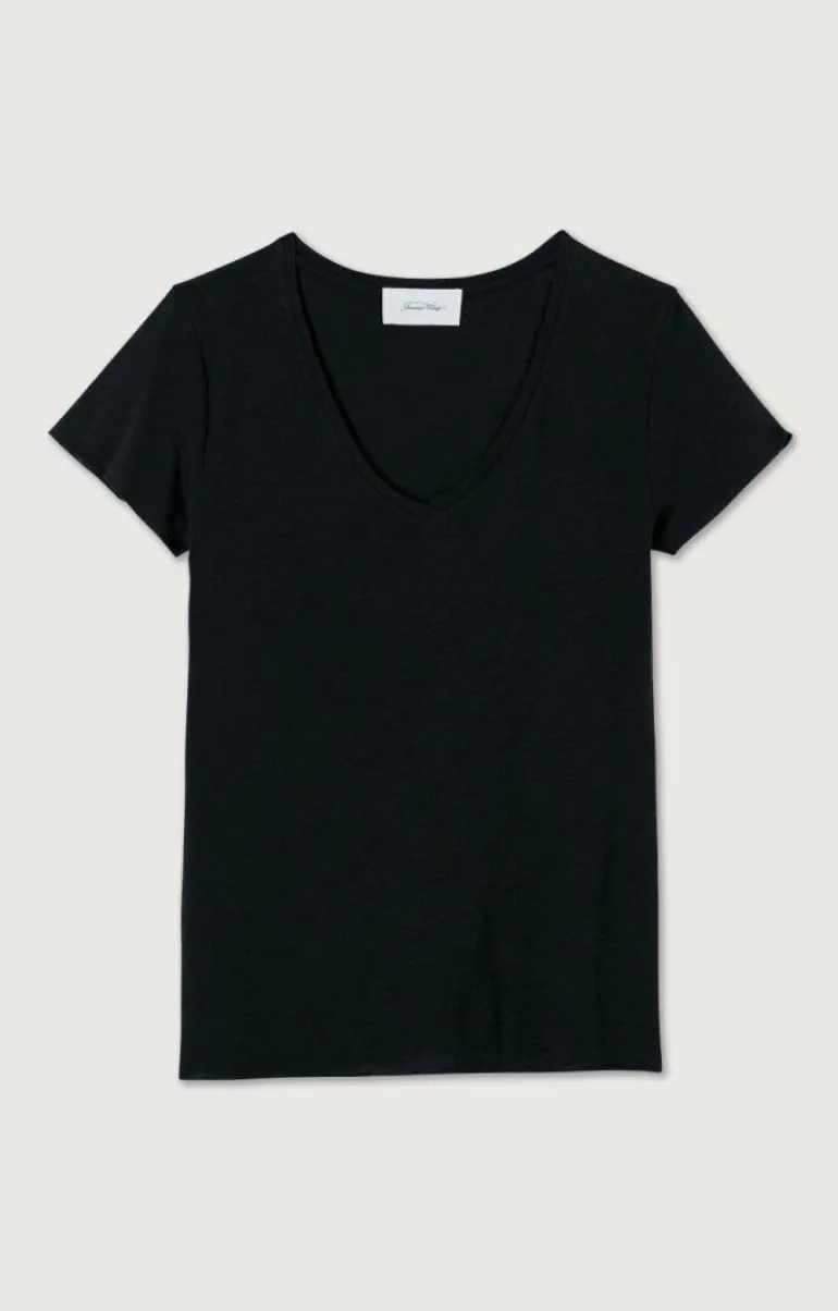 Jacksonville SS V-Neck Tee - Black
