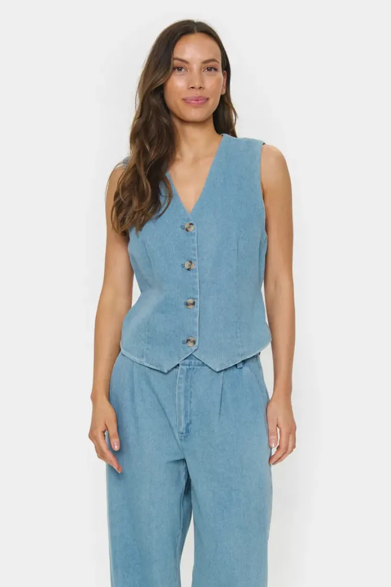 Jaclyn Vest - Smoke Blue