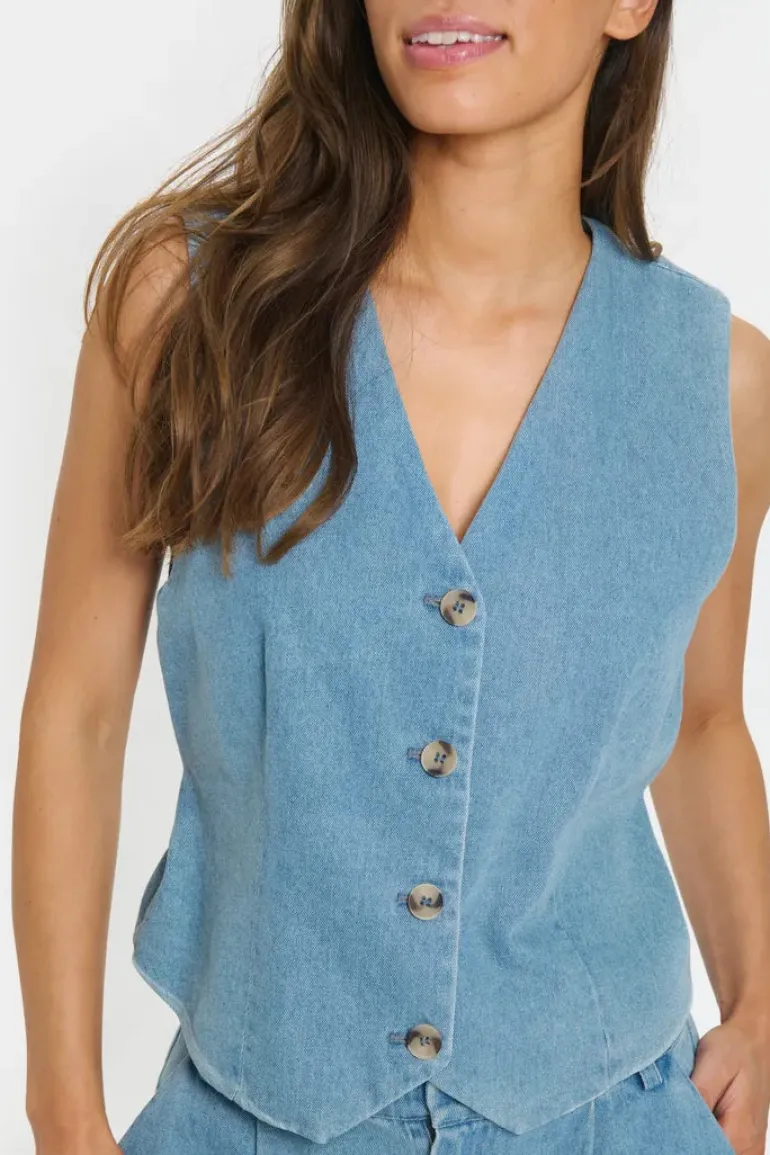 Jaclyn Vest - Smoke Blue