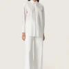 Jani Poplin Shirt LS - Broken White