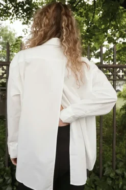 Jani Poplin Shirt LS - Broken White