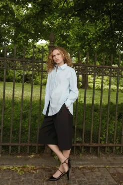 Jani Poplin Shirt LS - Broken White