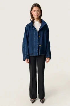 Jannine Cade Jacket - Dark Blue Denim