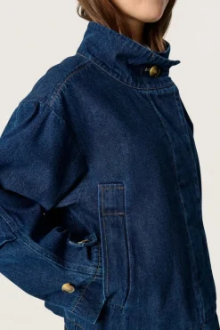 Jannine Cade Jacket - Dark Blue Denim